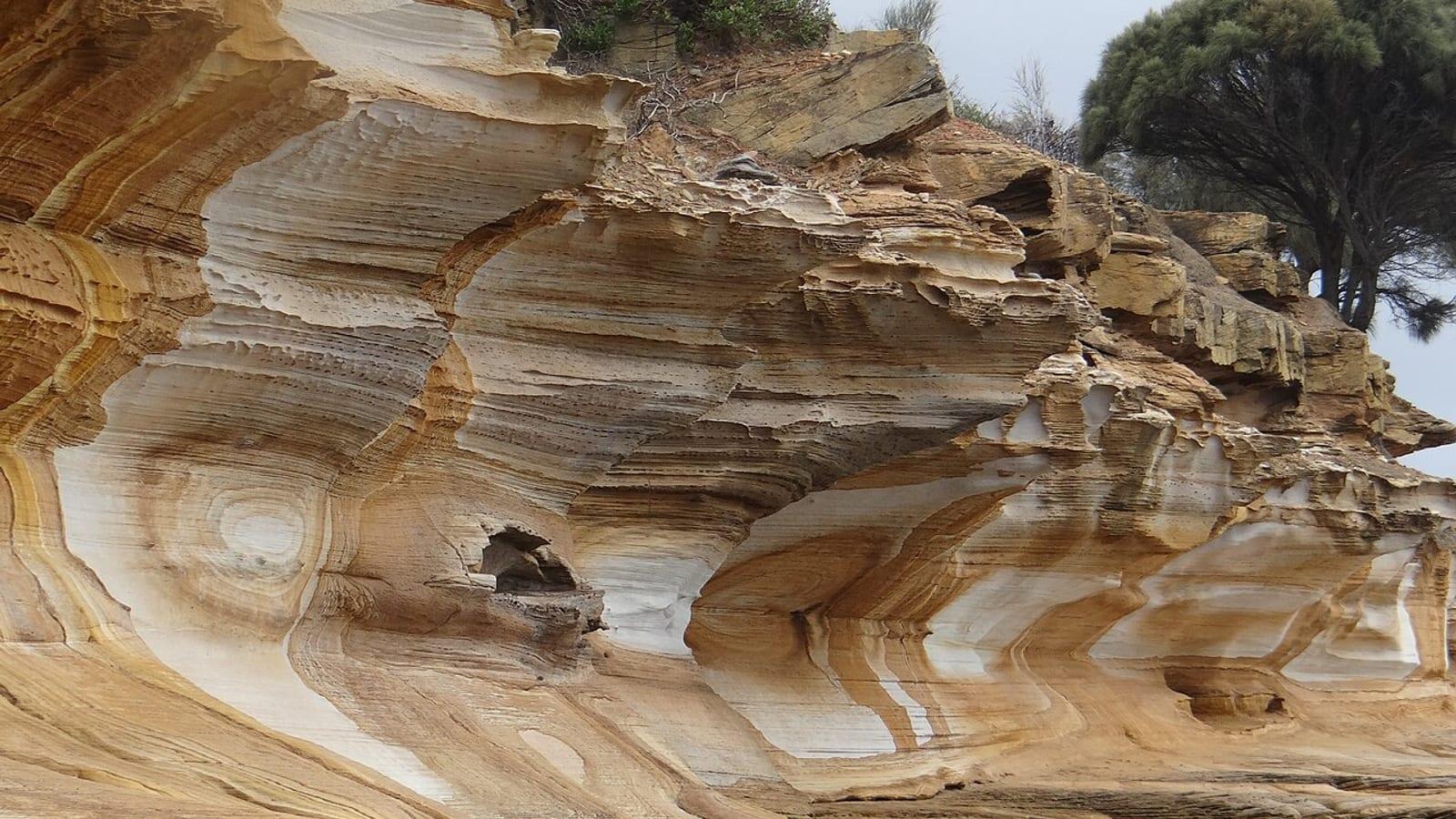 Painted Cliffs Maria Island Triassic Tasmania